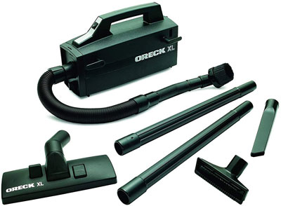 8. Oreck Compact Super-Deluxe Canister Vacuum