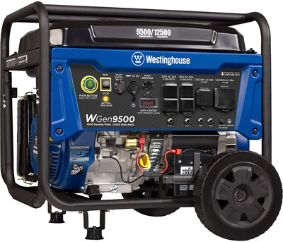 1. Westinghouse WGen9500 Portable Generator