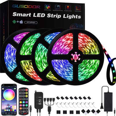 6. GUSODOR Flexible LED Lights
